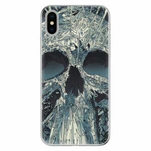 Odolné silikonové pouzdro iSaprio - Abstract Skull - iPhone X obraz
