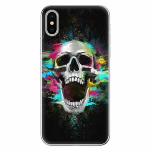 Odolné silikonové pouzdro iSaprio - Skull in Colors - iPhone X obraz