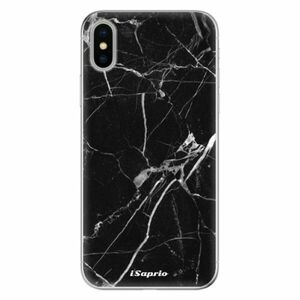 Odolné silikonové pouzdro iSaprio - Black Marble 18 - iPhone X obraz