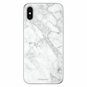 Odolné silikonové pouzdro iSaprio - SilverMarble 14 - iPhone X obraz