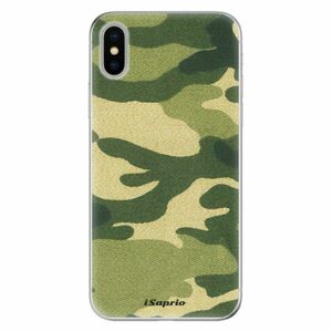 Odolné silikonové pouzdro iSaprio - Green Camuflage 01 - iPhone X obraz
