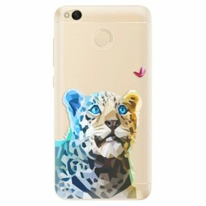 Odolné silikonové pouzdro iSaprio - Leopard With Butterfly - Xiaomi Redmi 4X obraz