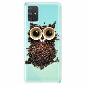 Odolné silikonové pouzdro iSaprio - Owl And Coffee - Samsung Galaxy A71 obraz