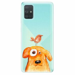Odolné silikonové pouzdro iSaprio - Dog And Bird - Samsung Galaxy A71 obraz