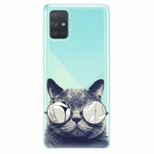 Odolné silikonové pouzdro iSaprio - Crazy Cat 01 - Samsung Galaxy A71 obraz