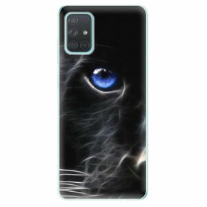 Odolné silikonové pouzdro iSaprio - Black Puma - Samsung Galaxy A71 obraz
