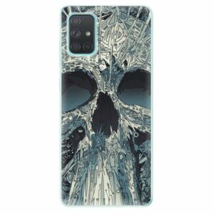 Odolné silikonové pouzdro iSaprio - Abstract Skull - Samsung Galaxy A71 obraz