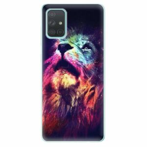 Odolné silikonové pouzdro iSaprio - Lion in Colors - Samsung Galaxy A71 obraz