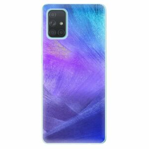Odolné silikonové pouzdro iSaprio - Purple Feathers - Samsung Galaxy A71 obraz