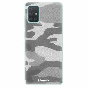 Odolné silikonové pouzdro iSaprio - Gray Camuflage 02 - Samsung Galaxy A71 obraz