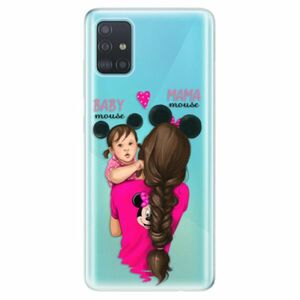 Odolné silikonové pouzdro iSaprio - Mama Mouse Brunette and Girl - Samsung Galaxy A51 obraz