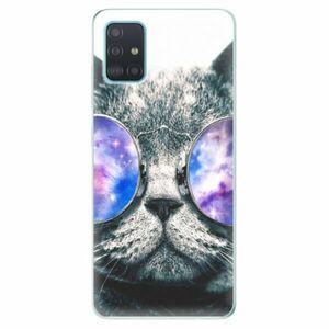 Odolné silikonové pouzdro iSaprio - Galaxy Cat - Samsung Galaxy A51 obraz