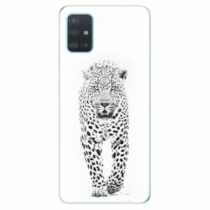 Odolné silikonové pouzdro iSaprio - White Jaguar - Samsung Galaxy A51 obraz