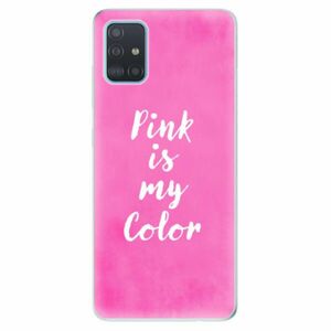 Odolné silikonové pouzdro iSaprio - Pink is my color - Samsung Galaxy A51 obraz