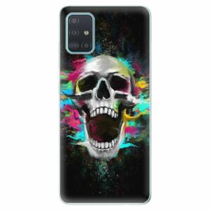 Odolné silikonové pouzdro iSaprio - Skull in Colors - Samsung Galaxy A51 obraz