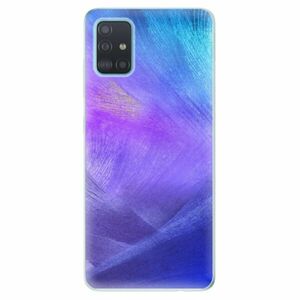 Odolné silikonové pouzdro iSaprio - Purple Feathers - Samsung Galaxy A51 obraz