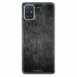 Odolné silikonové pouzdro iSaprio - Black Wood 13 - Samsung Galaxy A51 obraz