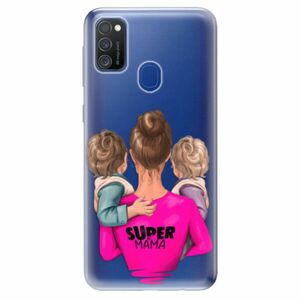 Odolné silikonové pouzdro iSaprio - Super Mama - Two Boys - Samsung Galaxy M21 obraz
