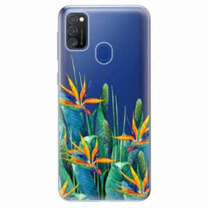 Odolné silikonové pouzdro iSaprio - Exotic Flowers - Samsung Galaxy M21 obraz