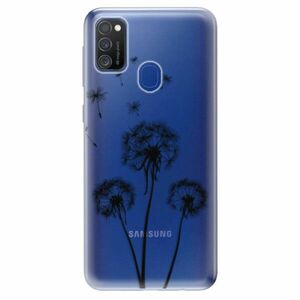 Odolné silikonové pouzdro iSaprio - Three Dandelions - black - Samsung Galaxy M21 obraz