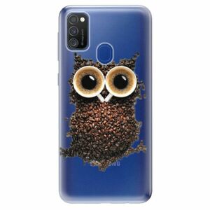 Odolné silikonové pouzdro iSaprio - Owl And Coffee - Samsung Galaxy M21 obraz