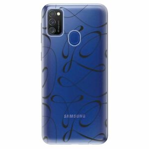 Odolné silikonové pouzdro iSaprio - Fancy - black - Samsung Galaxy M21 obraz