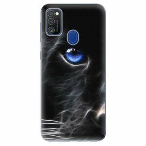 Odolné silikonové pouzdro iSaprio - Black Puma - Samsung Galaxy M21 obraz