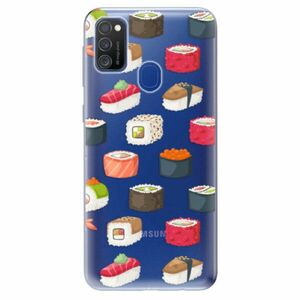 Odolné silikonové pouzdro iSaprio - Sushi Pattern - Samsung Galaxy M21 obraz