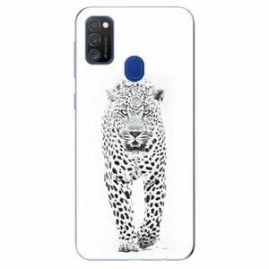 Odolné silikonové pouzdro iSaprio - White Jaguar - Samsung Galaxy M21 obraz