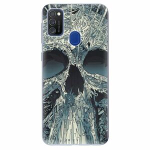 Odolné silikonové pouzdro iSaprio - Abstract Skull - Samsung Galaxy M21 obraz