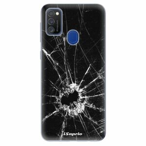 Odolné silikonové pouzdro iSaprio - Broken Glass 10 - Samsung Galaxy M21 obraz