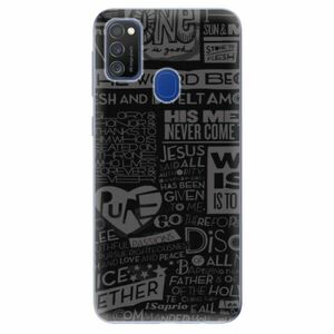 Odolné silikonové pouzdro iSaprio - Text 01 - Samsung Galaxy M21 obraz
