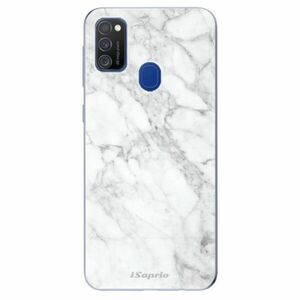 Odolné silikonové pouzdro iSaprio - SilverMarble 14 - Samsung Galaxy M21 obraz