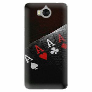 Odolné silikonové pouzdro iSaprio - Poker - Huawei Y5 2017 / Y6 2017 obraz