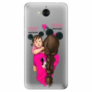 Odolné silikonové pouzdro iSaprio - Mama Mouse Brunette and Girl - Huawei Y5 2017 / Y6 2017 obraz