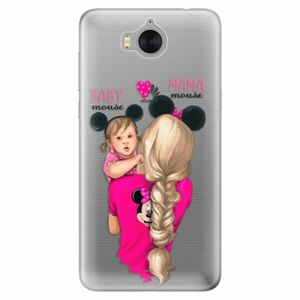 Odolné silikonové pouzdro iSaprio - Mama Mouse Blond and Girl - Huawei Y5 2017 / Y6 2017 obraz