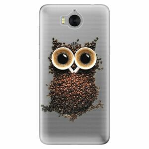 Odolné silikonové pouzdro iSaprio - Owl And Coffee - Huawei Y5 2017 / Y6 2017 obraz