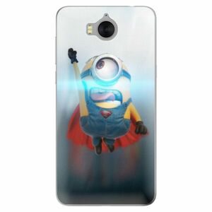 Odolné silikonové pouzdro iSaprio - Mimons Superman 02 - Huawei Y5 2017 / Y6 2017 obraz