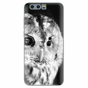 Odolné silikonové pouzdro iSaprio - BW Owl - Huawei Honor 9 obraz