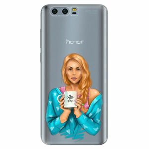 Odolné silikonové pouzdro iSaprio - Coffe Now - Redhead - Huawei Honor 9 obraz