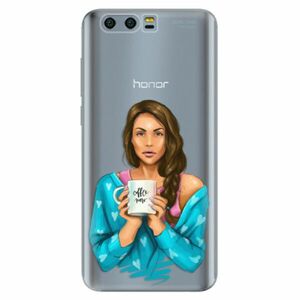 Odolné silikonové pouzdro iSaprio - Coffe Now - Brunette - Huawei Honor 9 obraz
