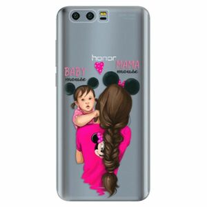 Odolné silikonové pouzdro iSaprio - Mama Mouse Brunette and Girl - Huawei Honor 9 obraz