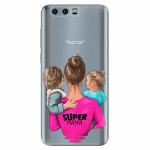 Odolné silikonové pouzdro iSaprio - Super Mama - Boy and Girl - Huawei Honor 9 obraz