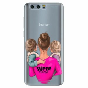 Odolné silikonové pouzdro iSaprio - Super Mama - Two Boys - Huawei Honor 9 obraz