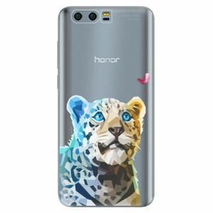 Odolné silikonové pouzdro iSaprio - Leopard With Butterfly - Huawei Honor 9 obraz