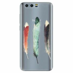 Odolné silikonové pouzdro iSaprio - Three Feathers - Huawei Honor 9 obraz