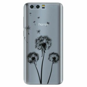 Odolné silikonové pouzdro iSaprio - Three Dandelions - black - Huawei Honor 9 obraz