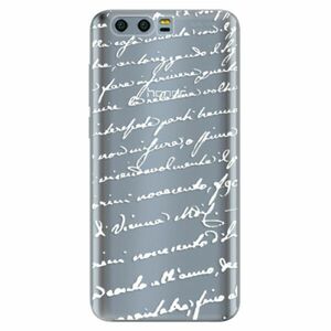 Odolné silikonové pouzdro iSaprio - Handwriting 01 - white - Huawei Honor 9 obraz