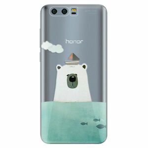 Odolné silikonové pouzdro iSaprio - Bear With Boat - Huawei Honor 9 obraz