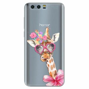 Odolné silikonové pouzdro iSaprio - Lady Giraffe - Huawei Honor 9 obraz